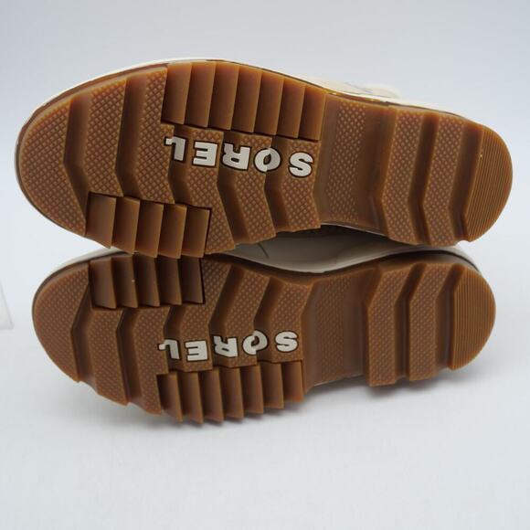 NEW SOREL Tivoli IV WOMEN'S 5 Insulated Winter Boots Ceramic Buff Cream Tan - Picture 5 of 7